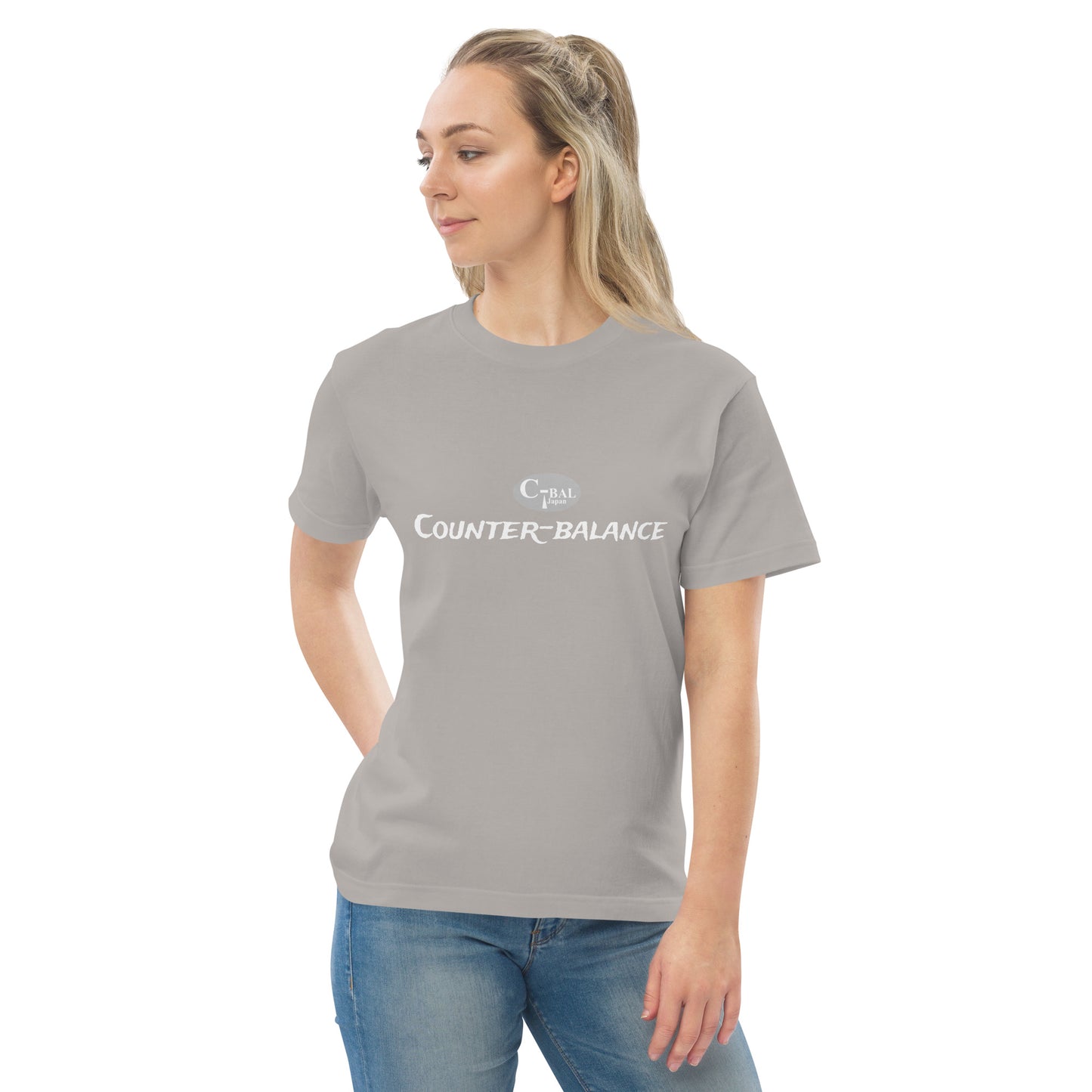A007 - High quality cotton T-shirt (C-BAL : gray/silver)