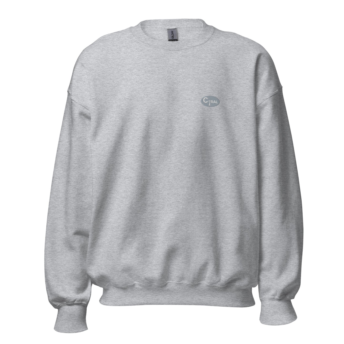 S005 - Unisex Sweatshirt (Gray/Embroidered Logo)