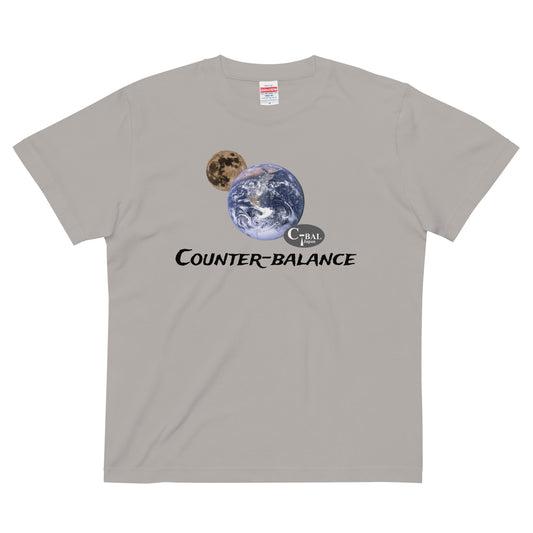 P001 - Tシャツ/レギュラーフィット (宇宙の均衡 : グレー)