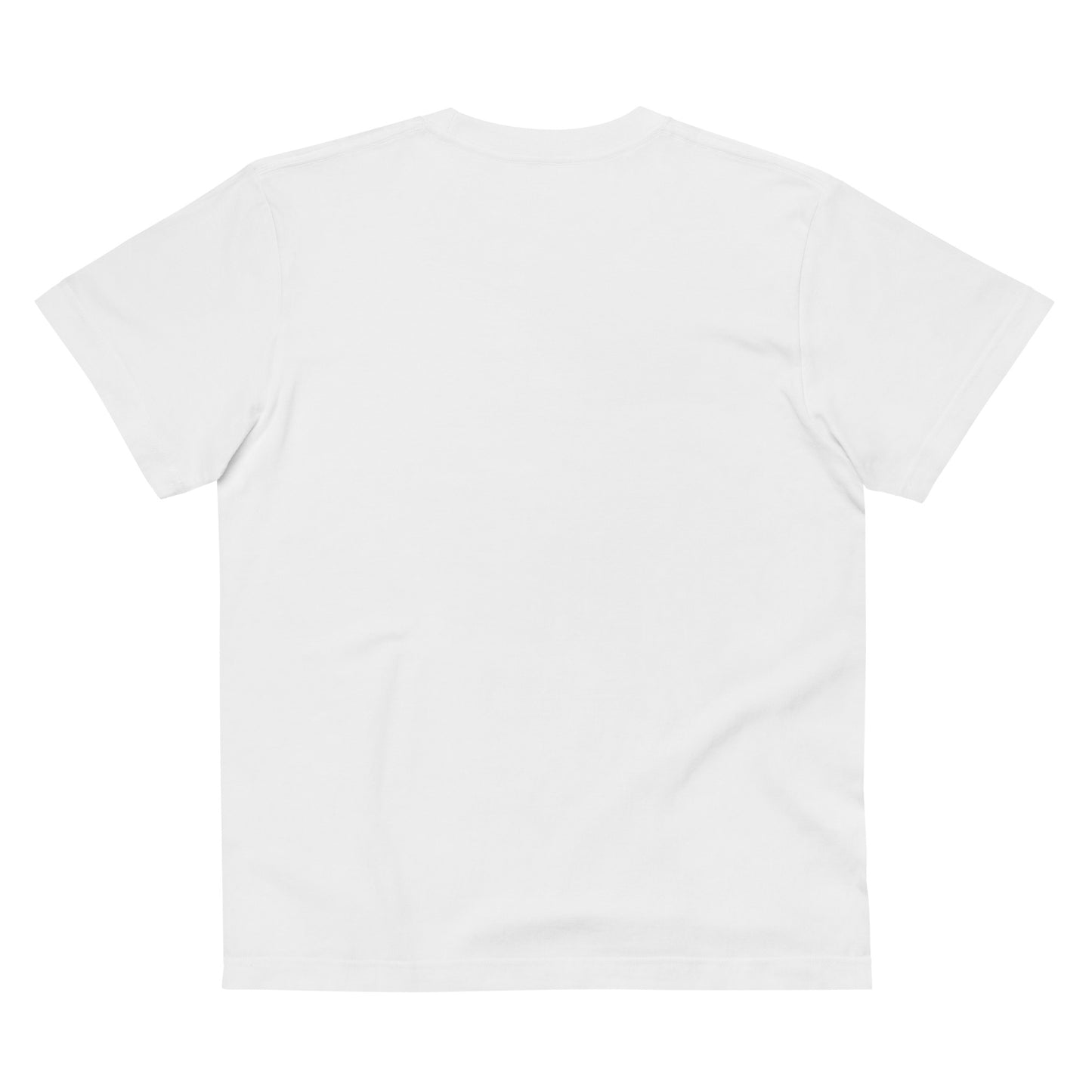 E016 - T恤/標準形狀 (太空跳躍：白色/黑色)