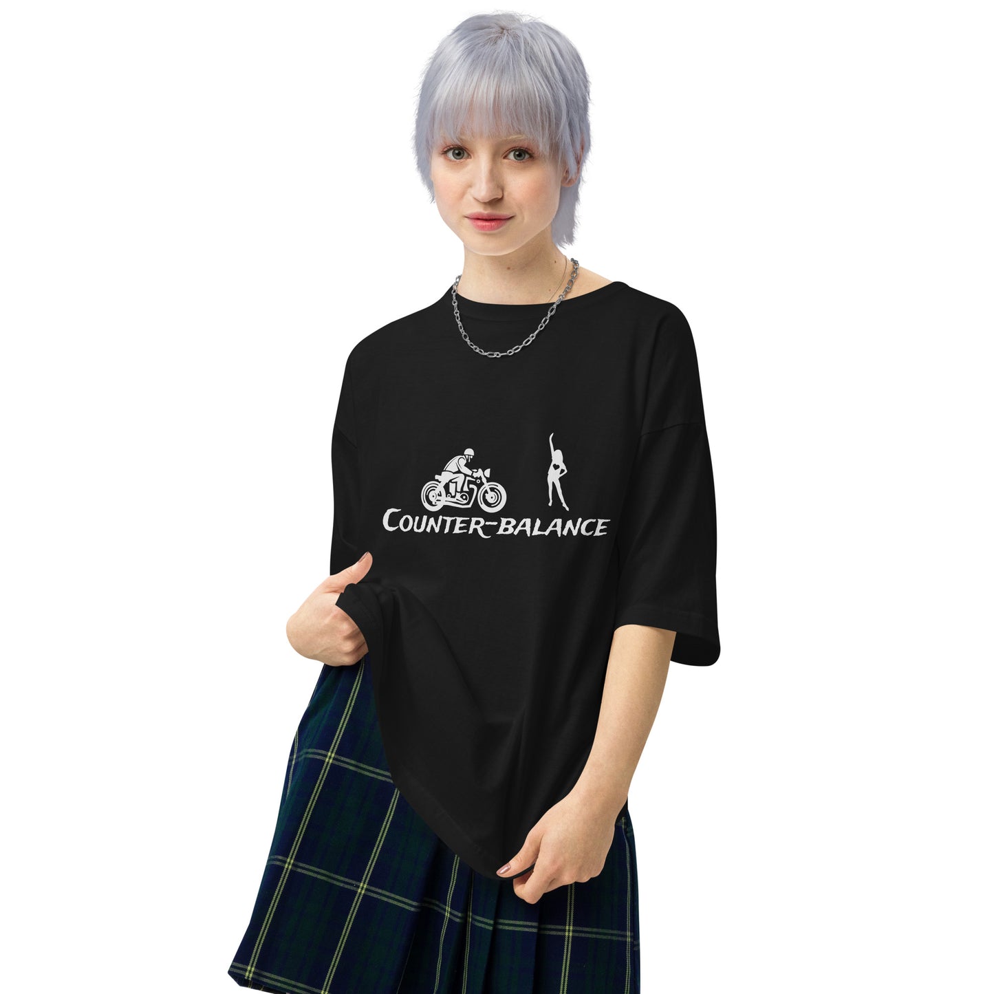 G200 - Tシャツ/ビッグシルエット(チアリーダー : ブラック)