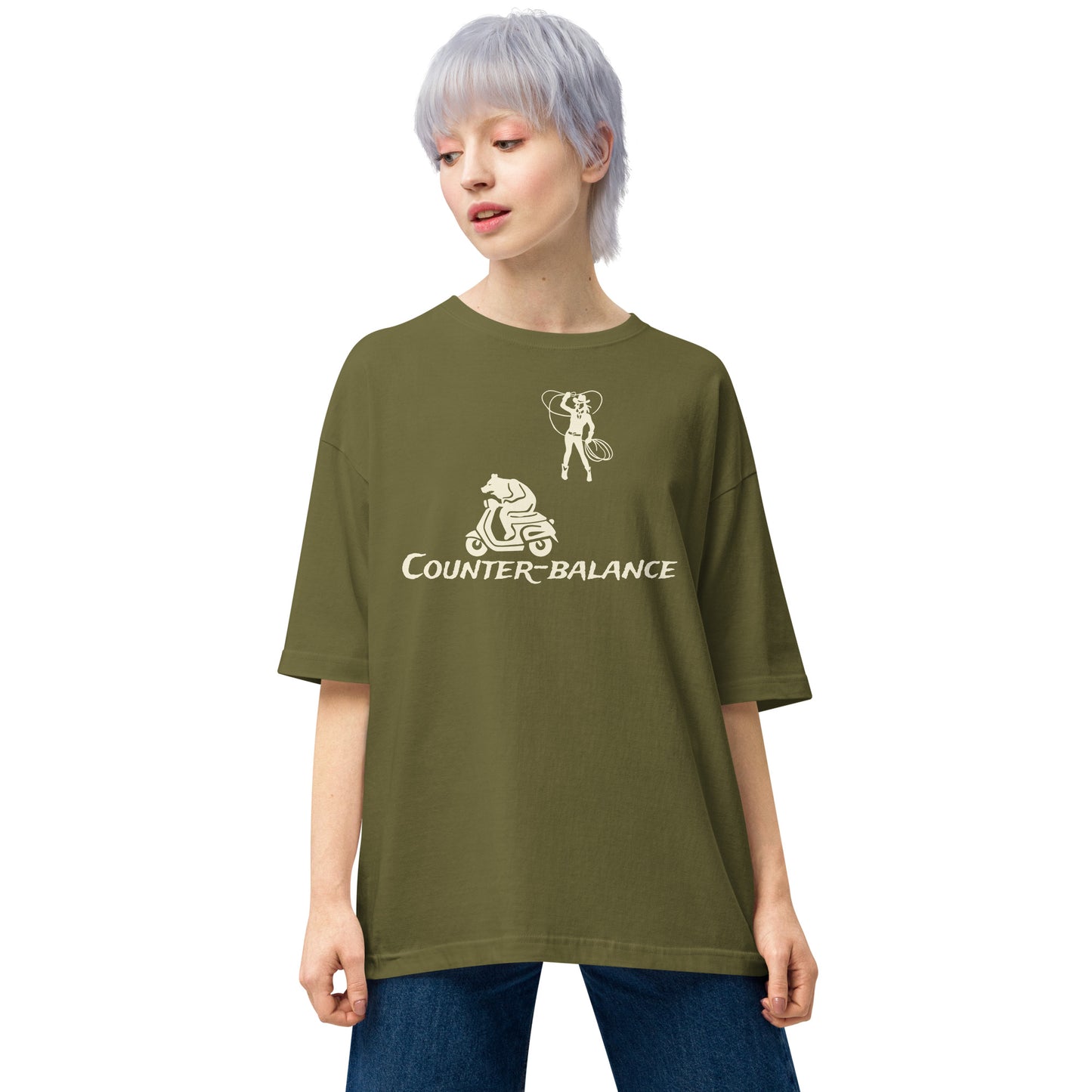 H202 - T-shirt/Oversized (Hunting : Olive)