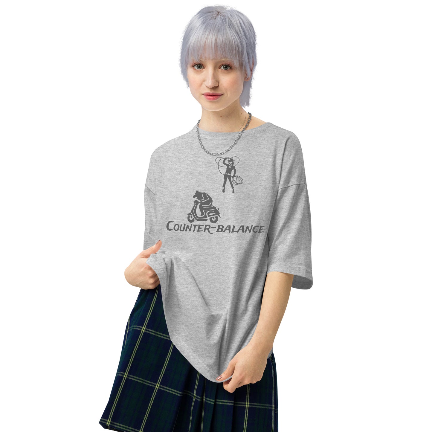 H204 - T-shirt/Oversized (Hunting : Gray)