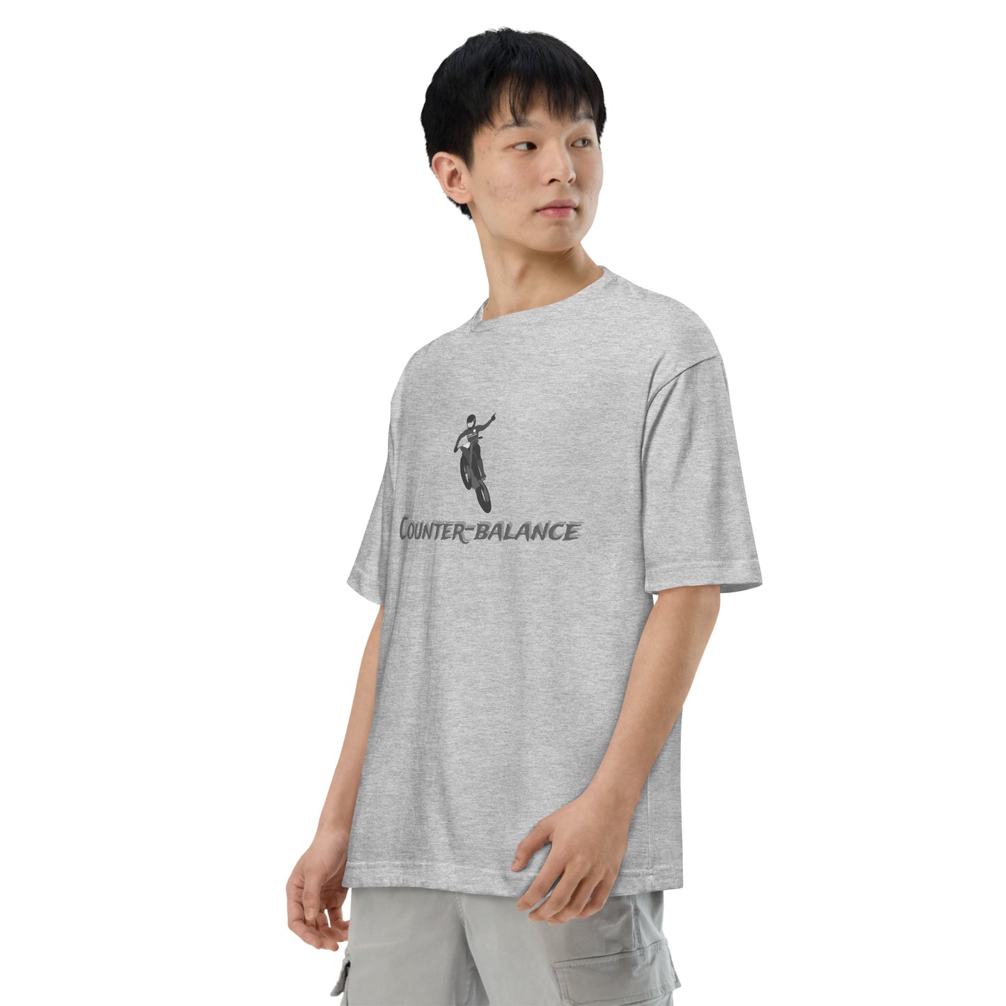 E237 - T-shirt/Oversized (MX win : Gray/Charcoal)