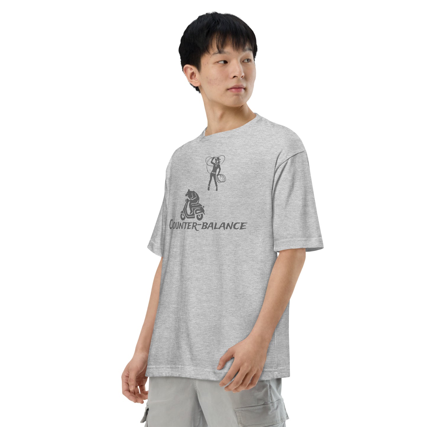 H204 - T-shirt/Oversized (Hunting : Gray)