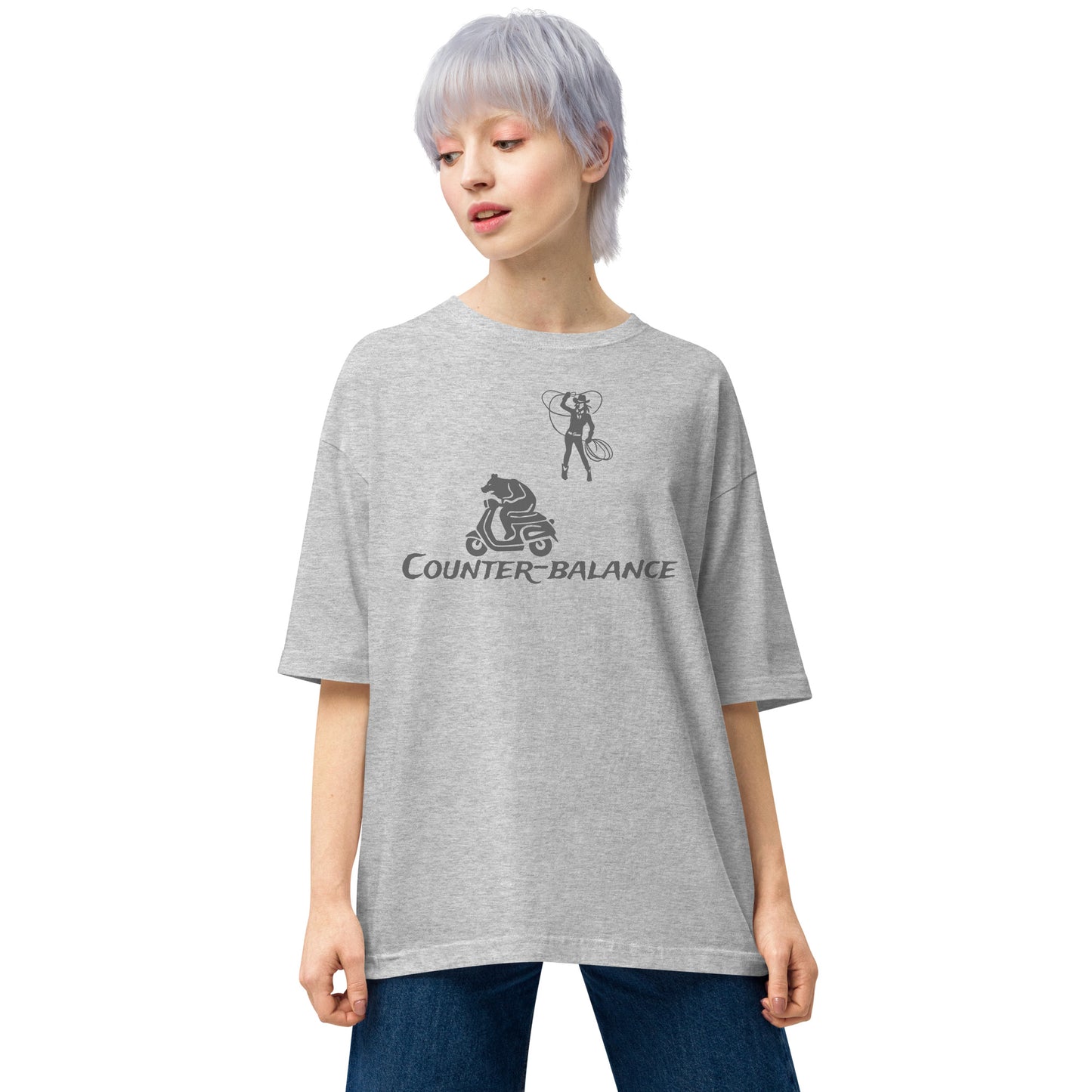 H204 - T-shirt/Oversized (Hunting : Gray)