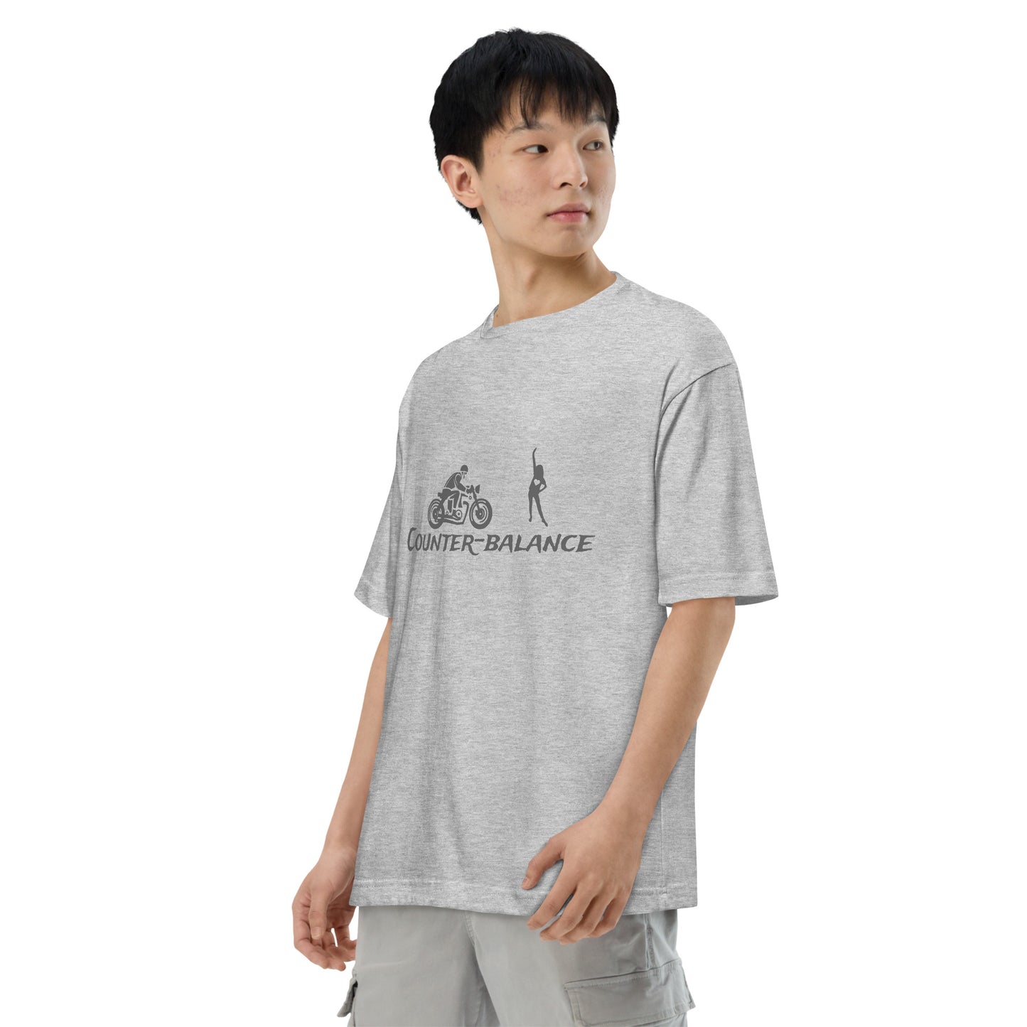 G204 - T-shirt/Oversized (Cheer : Gray)