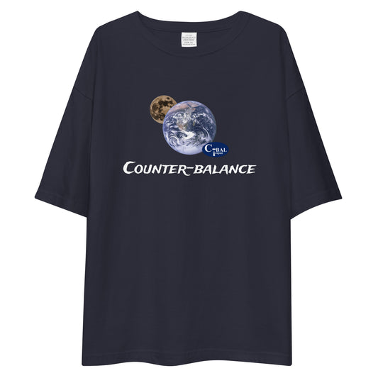 R201 - T-shirt/Siluet besar (Keseimbangan alam semesta : Biru laut)