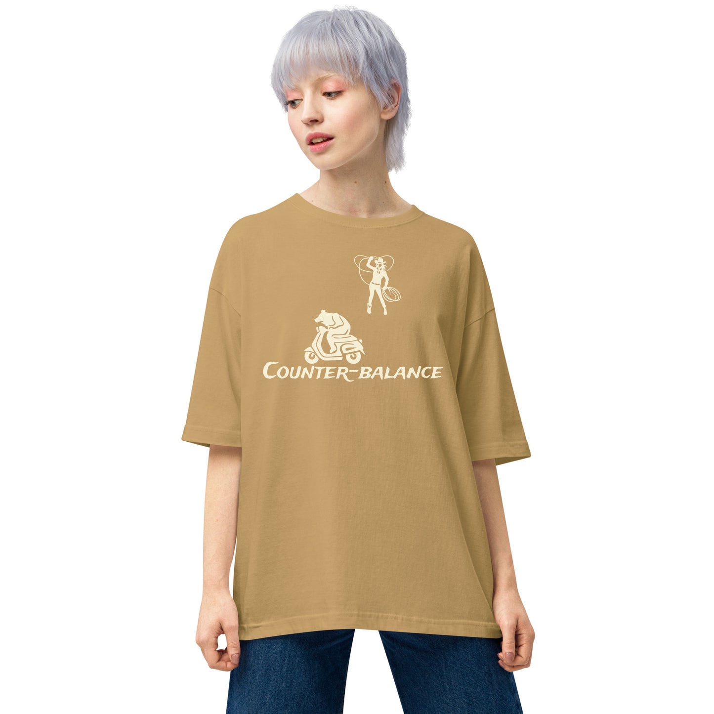 H203 - T-shirt/Oversized (Hunting : Brown)