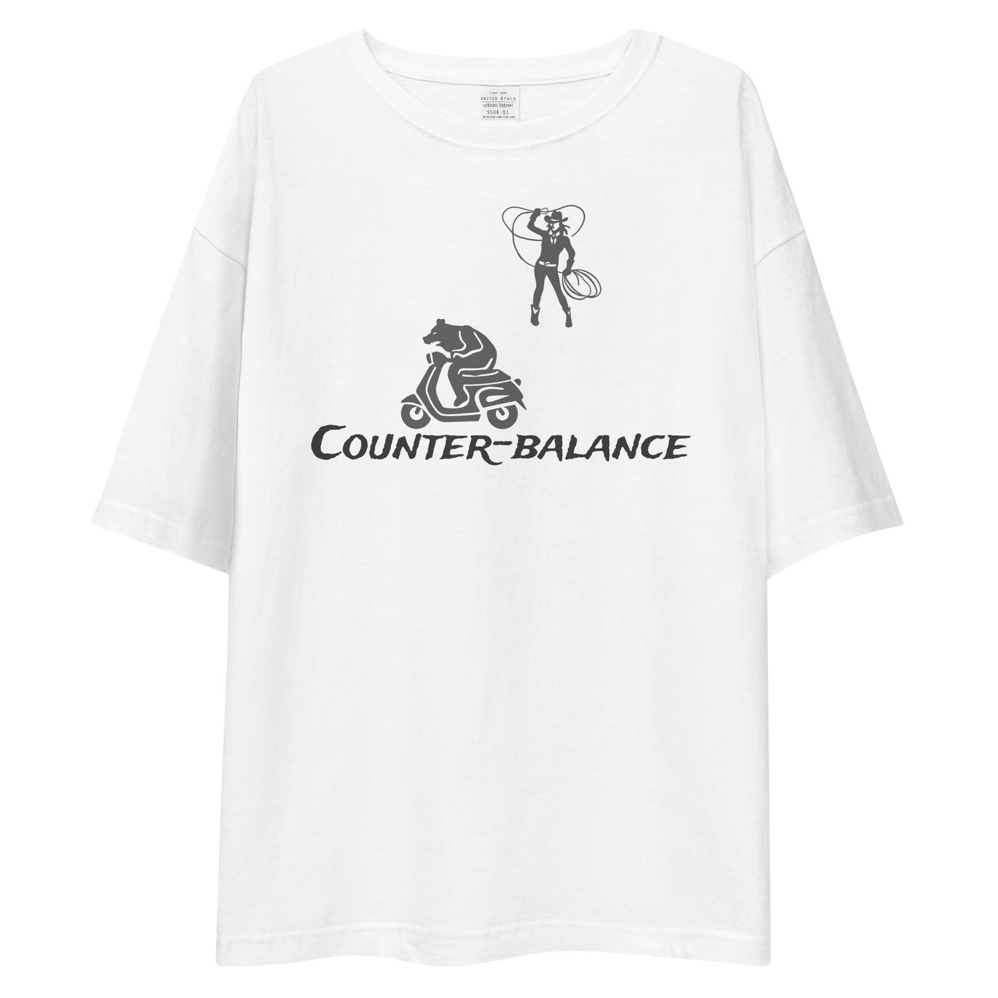 H205 - T-shirt/Oversized (Hunting : White/Gray)