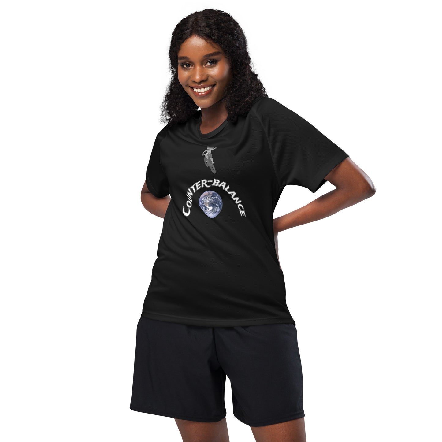 E126 - Sports/Breathable Fabric (Universal jump/woman : Black)