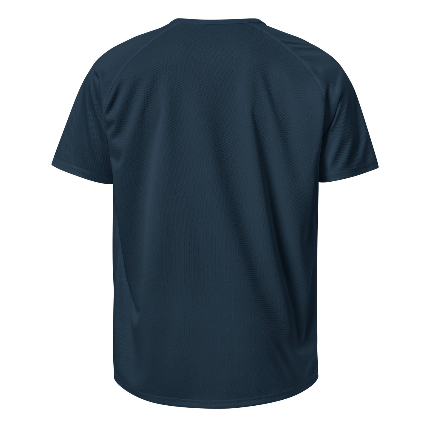 E115 - Tシャツ/アスレチック/通気性生地 (ユニバーサルジャンプ：ネイビー)