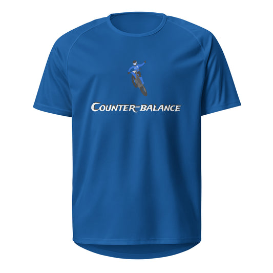 E133 - T-shirt/Sports/Breathable Fabric (MX win : Blue)