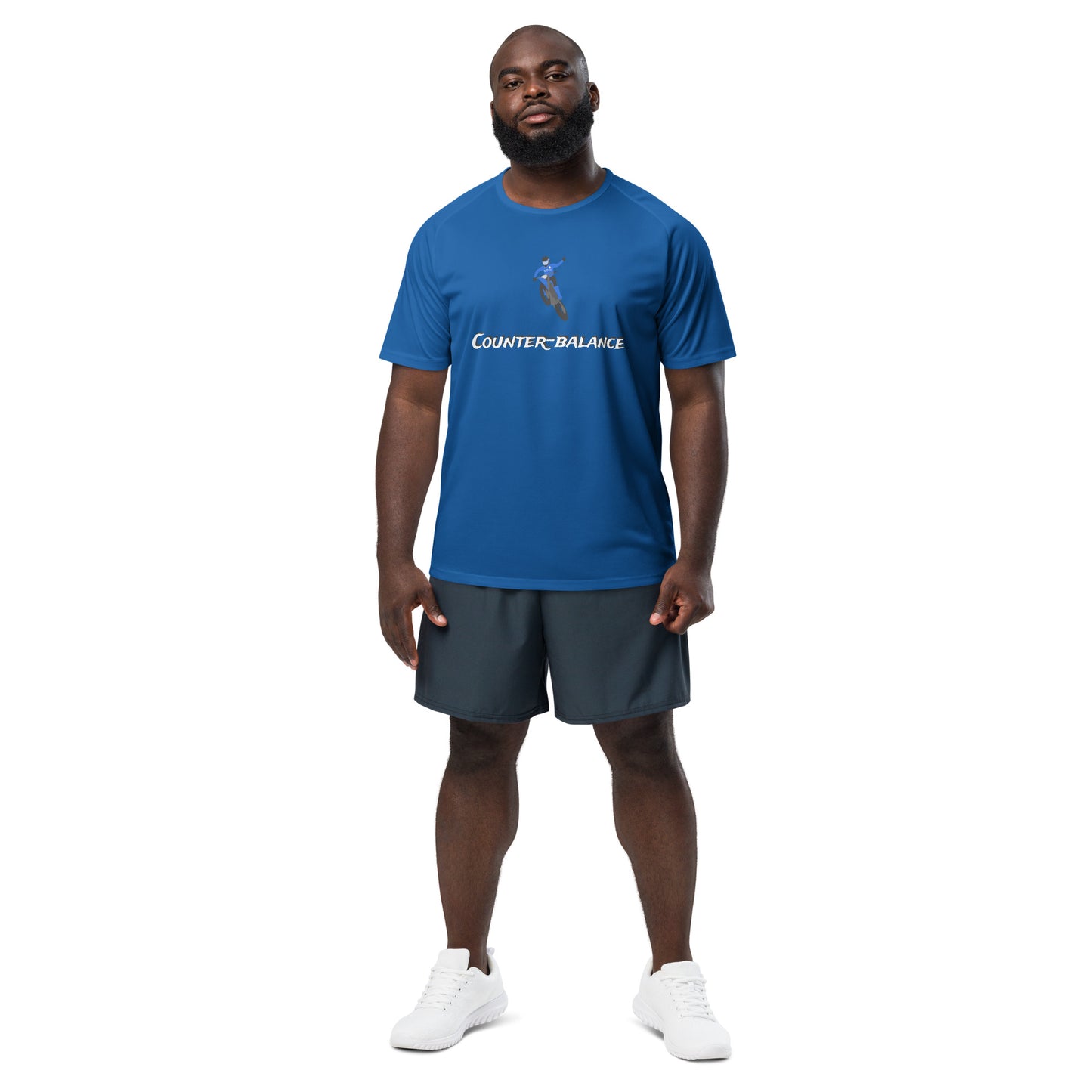 E133 - T-shirt/Sports/Breathable Fabric (MX win : Blue)