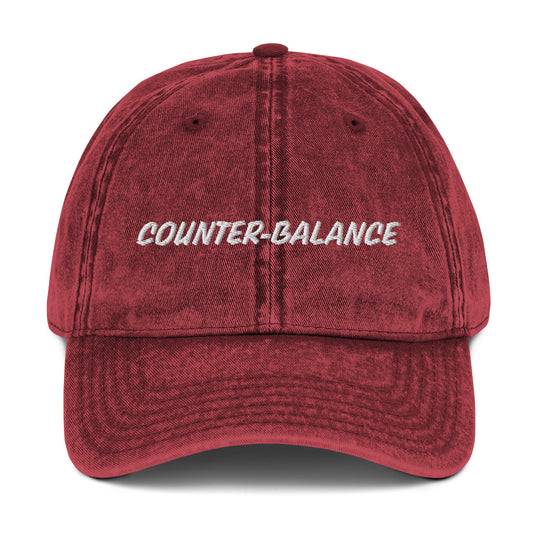 Y003 - Vintage Cotton Twill Cap (Red)