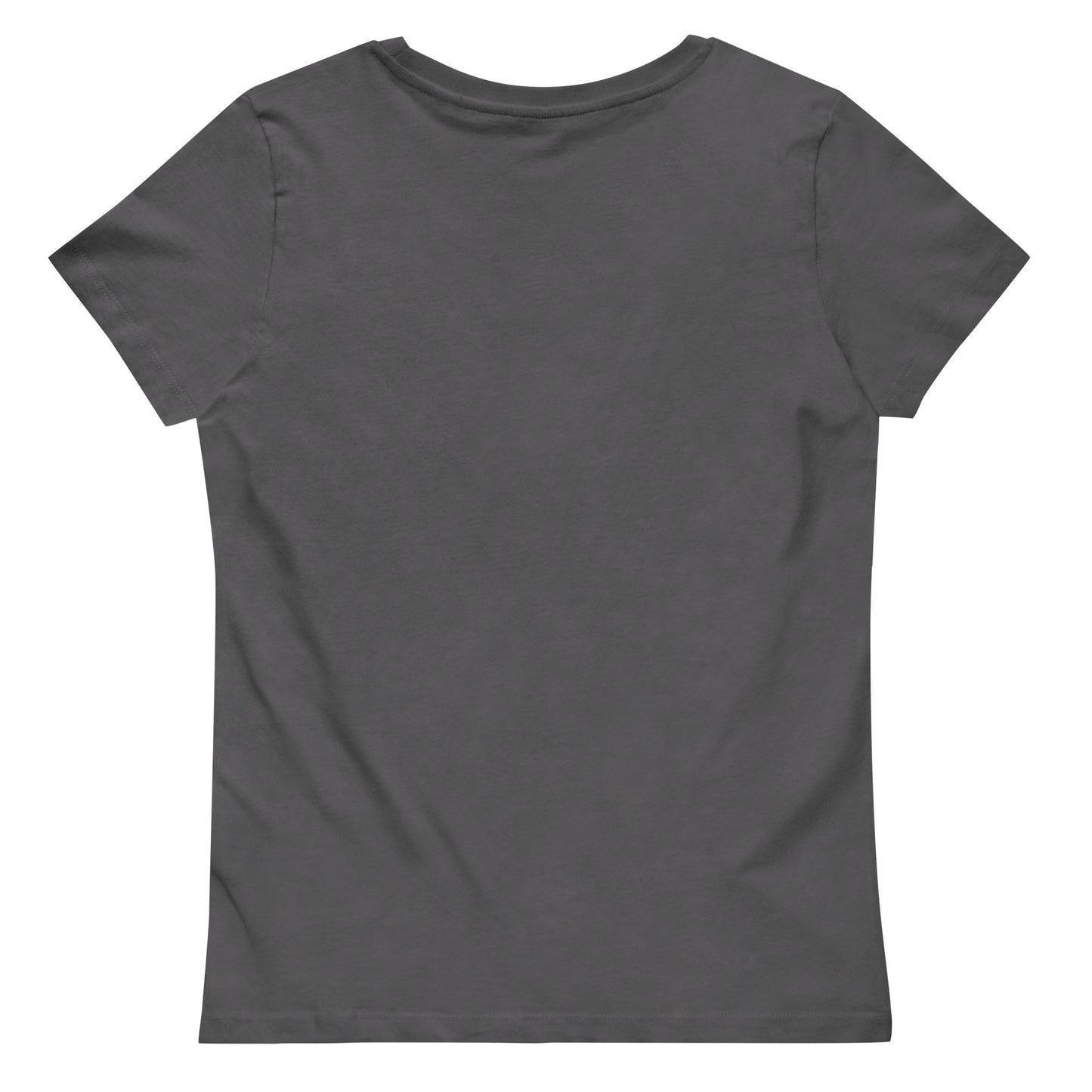 Q012 - Luxury Ladies' Organic T-Shirt (Universal balance : Charcoal)