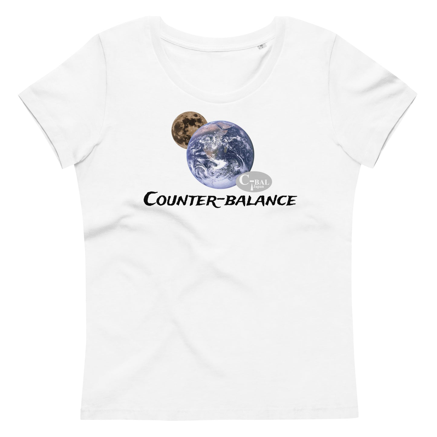 Q010 - Luxury Ladies' Organic T-Shirt (Universal balance : White)