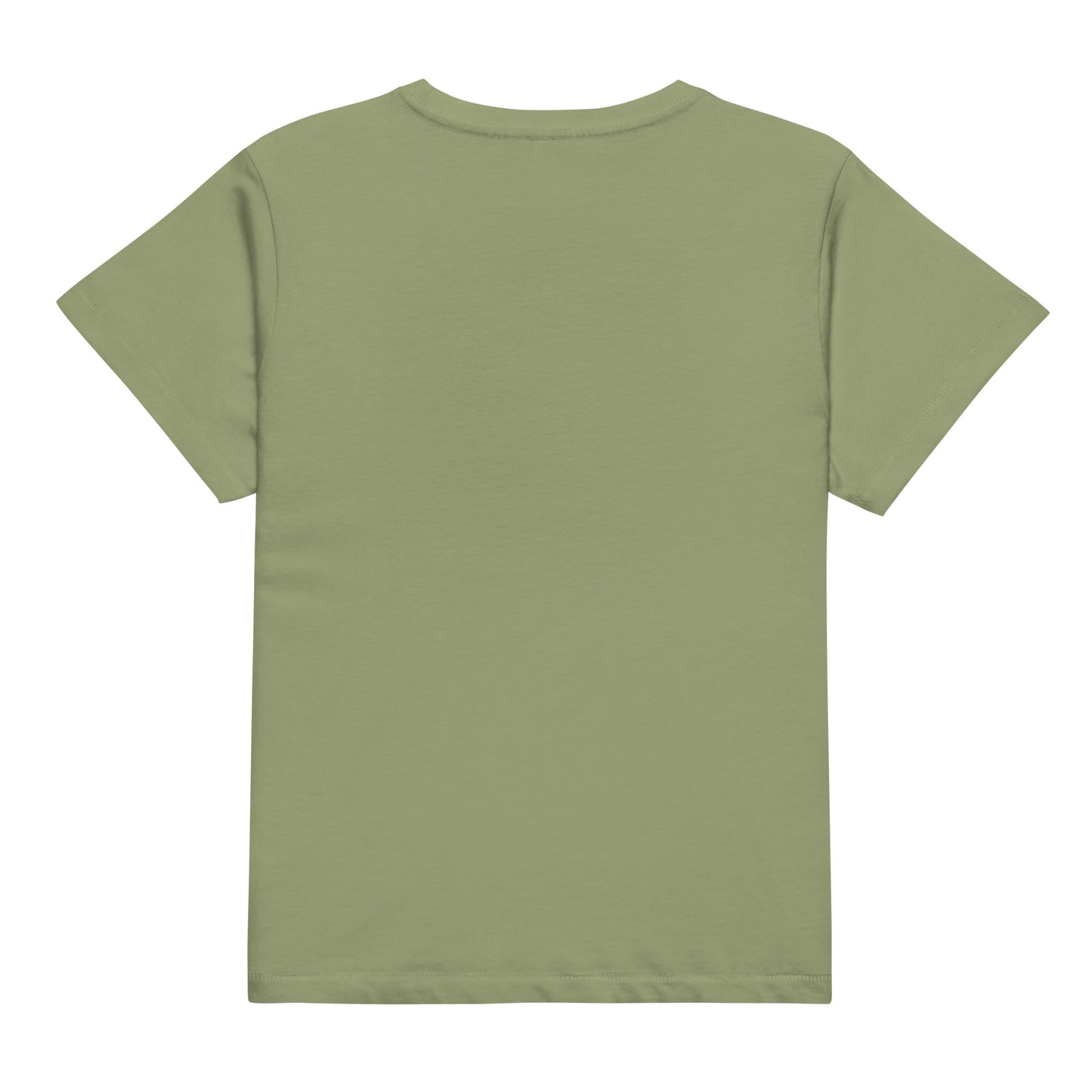 Q115 - Ladies Highwaist T-shirt (Get set! : Khaki)