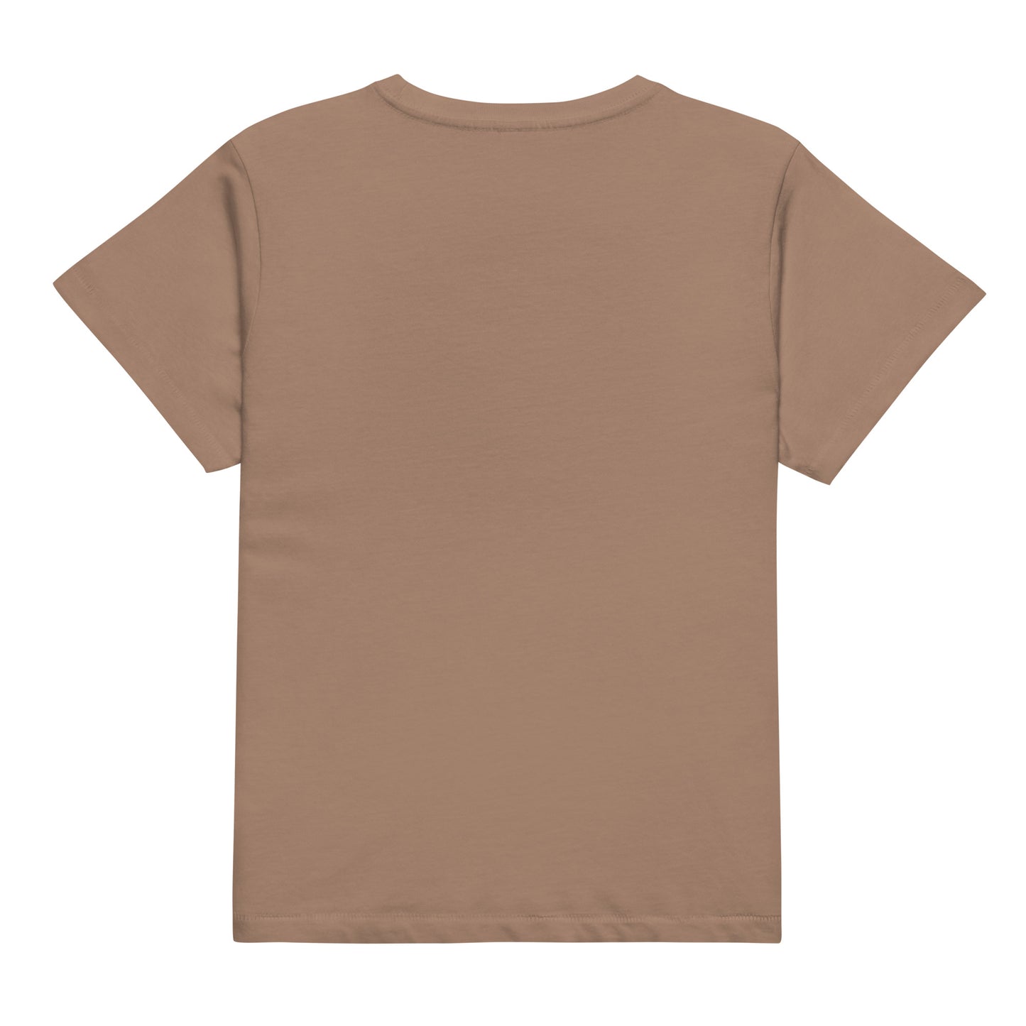 Q113 - Ladies Highwaist T-shirt (Get set! : Brown)