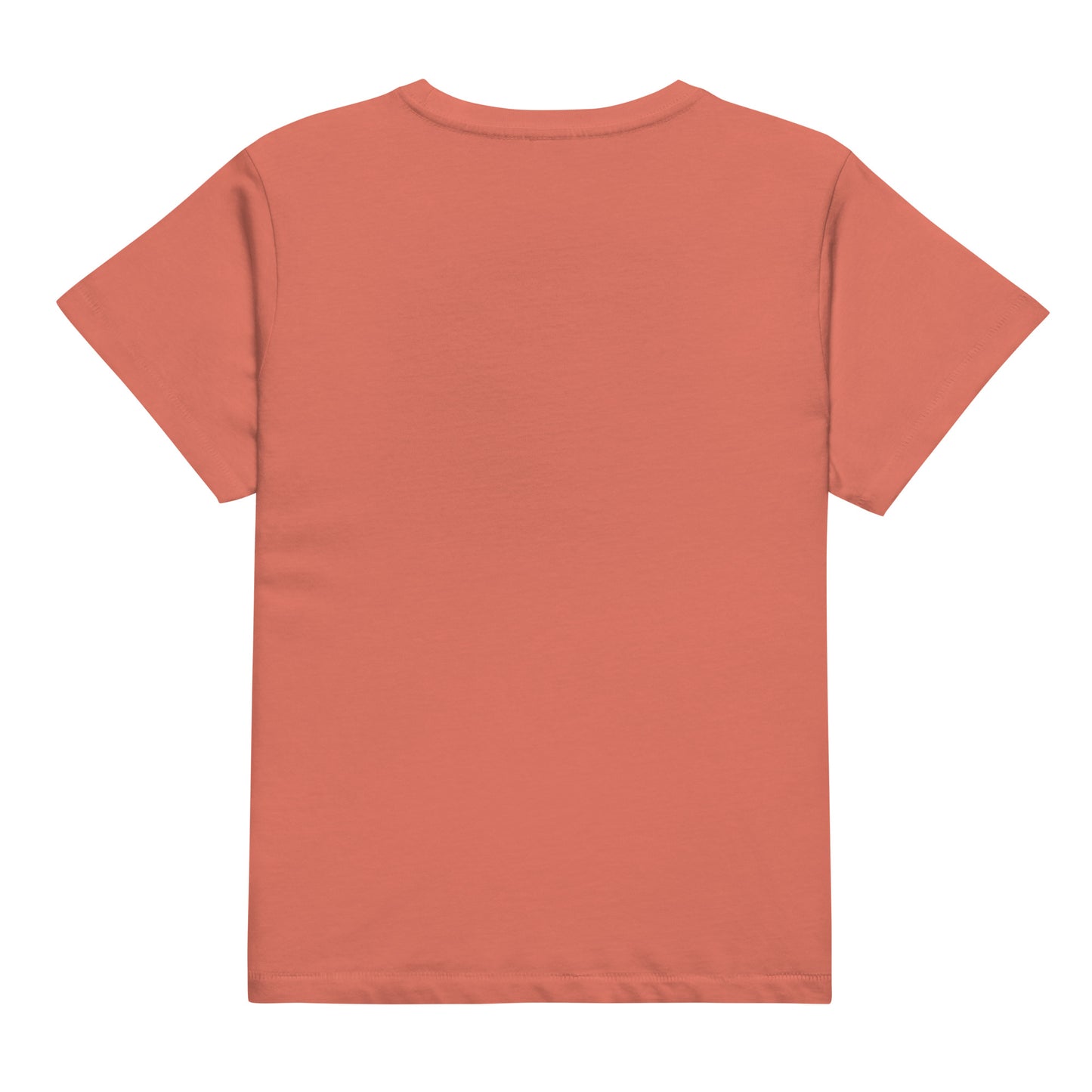 Q114 - レディースハイウエストTシャツ(ゲットセット！：レッド)