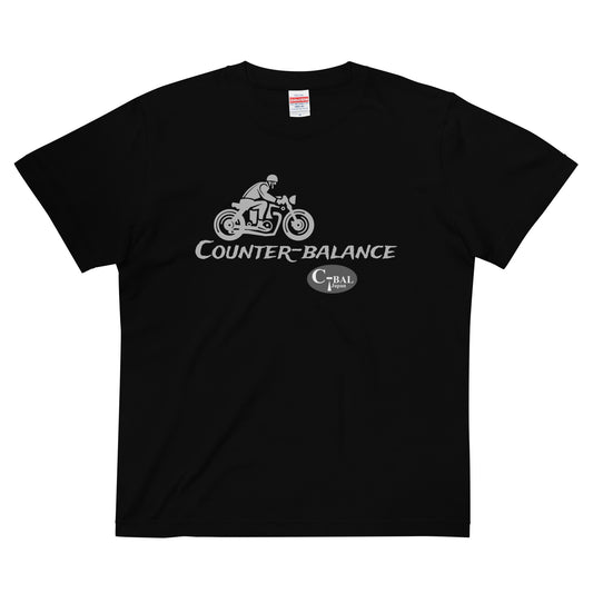 C005 - T-shirt kapas berkualiti tinggi (MC Vintage: Hitam/Perak)