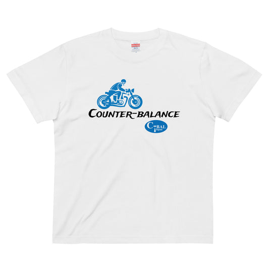 C000 - 高品質コットンTシャツ (ヴィンテージMC：ホワイト/ブルー)