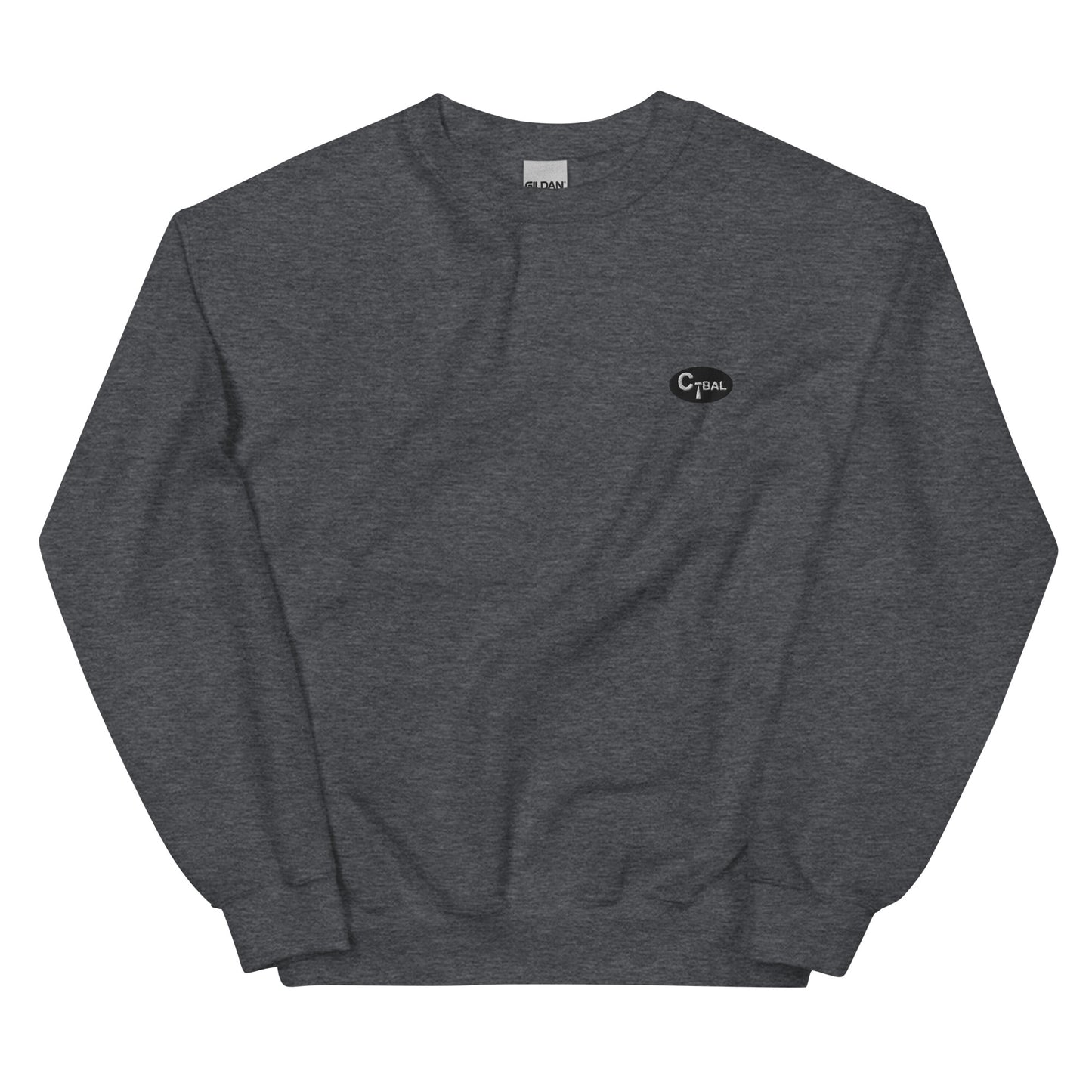 S001 - Unisex Sweatshirt (Charcoal/Embroidered Logo)