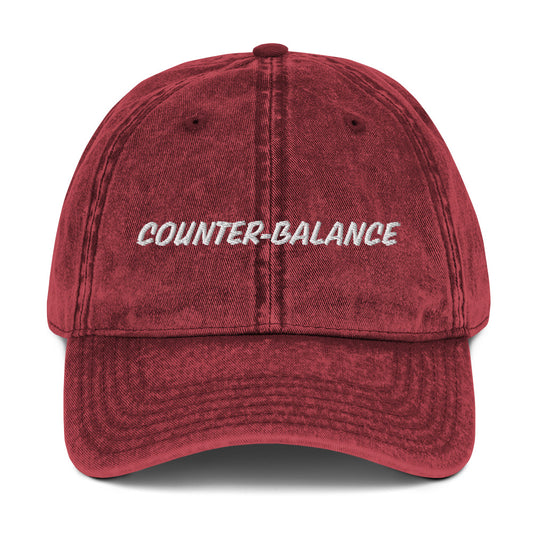 Y003 - Vintage Cotton Twill Cap (Merah)